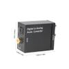 HOMSFOU Digital Audio Converter to Optical Aluminum Made Portable Supports Khz Pure Sound Output No Headphone Jack view 3