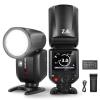 NEEWER Z2PRO-N 2.4G TTL Round Head Flash Speedlite Compatible with Nikon view 1