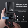 NEEWER Z2PRO-N 2.4G TTL Round Head Flash Speedlite Compatible with Nikon view 4