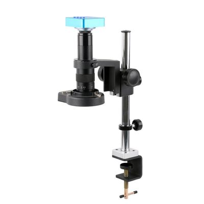 Microscope Electronic Digital Video Microscope Camera Set Desktop Clamp Type 180X 200X 300X 500X Zoom Monocular Lens 14MP 20MP VGA HDMI USB(20MP USB HDMI,180X)