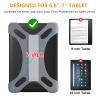 HoYiXi Universal Hand Strap for 6-7 lnch Kindle eReader,Compatible Kobo/Pocketbook/Tolino/Paperwhite/Nook eReaderfor 6", 6.8", 7" eReader with High Elasticity Hand Strap,Gray view 2
