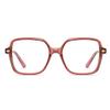 bullabulling Blue Light Reading Glasses for Women Fashion Sqaure Computer Glasses Bluelight Blocking Reader (pink) view 2