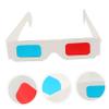 Mikikit 100pcs Anaglyph Cardboard Glasses Theater Glasses Movie Disposable Paper view 2