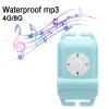Waterproof MP3 Player for Swimming and Running, MP3 WMA Music Playback Music Player with Headphones (4GB) view 3