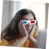 LIFKICH 100pcs Stereoscopic Glasses for Movies Paper Glasses Anaglyph Cardboard Easy to Carry view 4