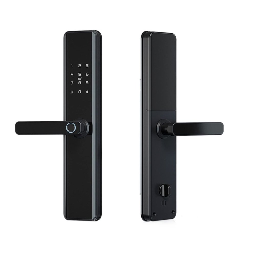 App WiFi Cerradura Inteligente Smart Fingerprint Door Lock Fechadura Da Impress?o Digital Door Lock Electronic Lock (Color : Square no Hook)