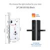 App WiFi Cerradura Inteligente Smart Fingerprint Door Lock Fechadura Da Impress?o Digital Door Lock Electronic Lock (Color : Square no Hook) view 2