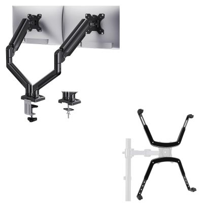 HUANUO Dual Monitor Mount and HUANUO Universal VESA Mount Adapter Kit