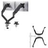 HUANUO Dual Monitor Mount and HUANUO Universal VESA Mount Adapter Kit view 1
