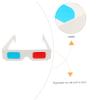 jojofuny 100pcs Anaglyph Movie Glasses Disposable Cardboard Spectacles for Home Theater Adults for Movies Videos and Festivals view 2