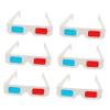 KONTONTY 100pcs Cardboard Movie Glasses Glasses for Movies Magazines and Anaglyph Photos Safe for Boys and Girls and Adults Your Viewing view 1