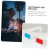 KONTONTY 100pcs Cardboard Movie Glasses Glasses for Movies Magazines and Anaglyph Photos Safe for Boys and Girls and Adults Your Viewing view 3