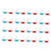 FELTECHELECTR 100pcs Cardboard Glasses for Boys and Girls Adults No Harm Movie Video Blue Light Eyewear view 1