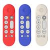 [3 Pack] AGENTNANO for Google TV Streamer 4K Silicone Remote Case Cover, Google TV Remote Control Protective Sleeve for Google TV Streamer 4K Controller with Lanyard(Red+Blue+Apricot) view 1