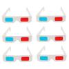SECFOU 100pcs Anaglyph Cardboard Glasses for Movies Videos and Games Red Blue Disposable Frames for Adults Comfortable and Stylish Viewing Experience view 1