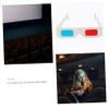 SECFOU 100pcs Anaglyph Cardboard Glasses for Movies Videos and Games Red Blue Disposable Frames for Adults Comfortable and Stylish Viewing Experience view 3