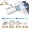 10Pack Custom Your Wedding Crystal USB 3.0 Flash Drive for Storing Photo/Video, 16GB High-Speed Pendrive with Colourful LED Light Used in Photography/Wedding Day- Printing Personalized Words or Logo view 3
