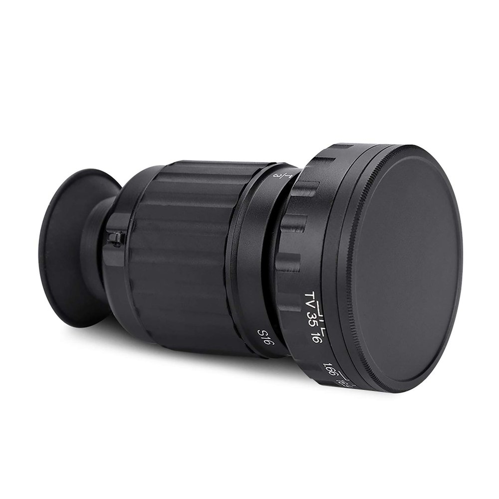 JTLB HD Viewfinder with 11x Magnification and Multi-Coated Optical Elements, Durable Telescopic Design for Aspect Ratio Ring, Anamorphic Film, Suitable for 1/2 Inch