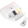 10Pack Custom Your Wedding Crystal USB 3.0 Flash Drive for Storing Photo/Video, 32GB High-Speed Pendrive with Colourful LED Light Used in Photography/Wedding Day- Printing Personalized Words or Logo view 1