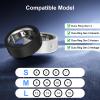8 Pack Ring Cover Compatible with Oura Ring Gen 4/Oura Ring Gen 3/Oura Ring Gen 3 Horizon, Surport Charging with Cover on, Anti-Scratch Elastic Silicone Ring Protector for Men Women Working Out Gym view 2