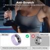 8 Pack Ring Cover Compatible with Oura Ring Gen 4/Oura Ring Gen 3/Oura Ring Gen 3 Horizon, Surport Charging with Cover on, Anti-Scratch Elastic Silicone Ring Protector for Men Women Working Out Gym view 4