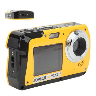 18X Digital Zoom 4K 56MP Dual Screen Digital Camera 18X Digital Zoom 10ft Underwater Video Camera for Outdoor