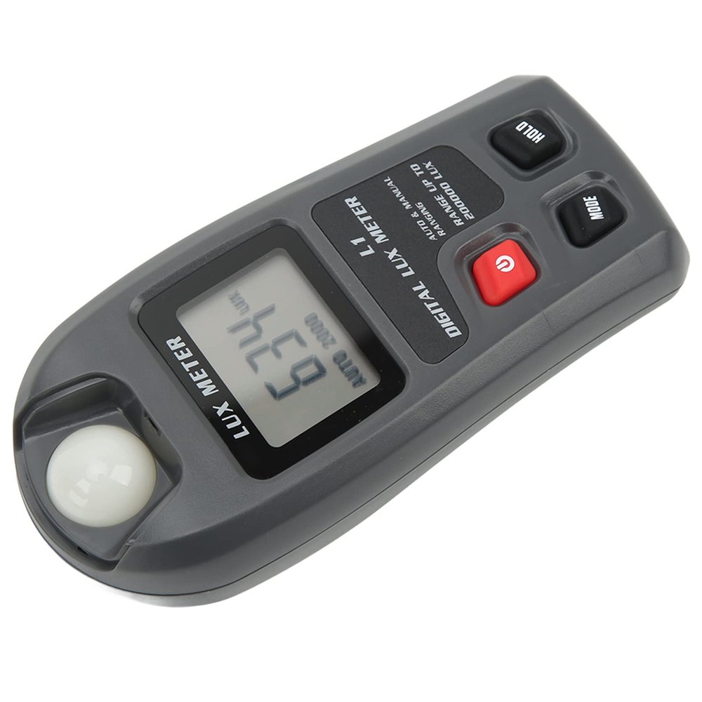 Digital Illuminance Light Meter Tester, 0.1~20000Lx Meter, Auto Shutdown LCD Display Auto Shutdown Illuminometer Light Meter, for Indoor Outdoor Grow Plants Film Photography