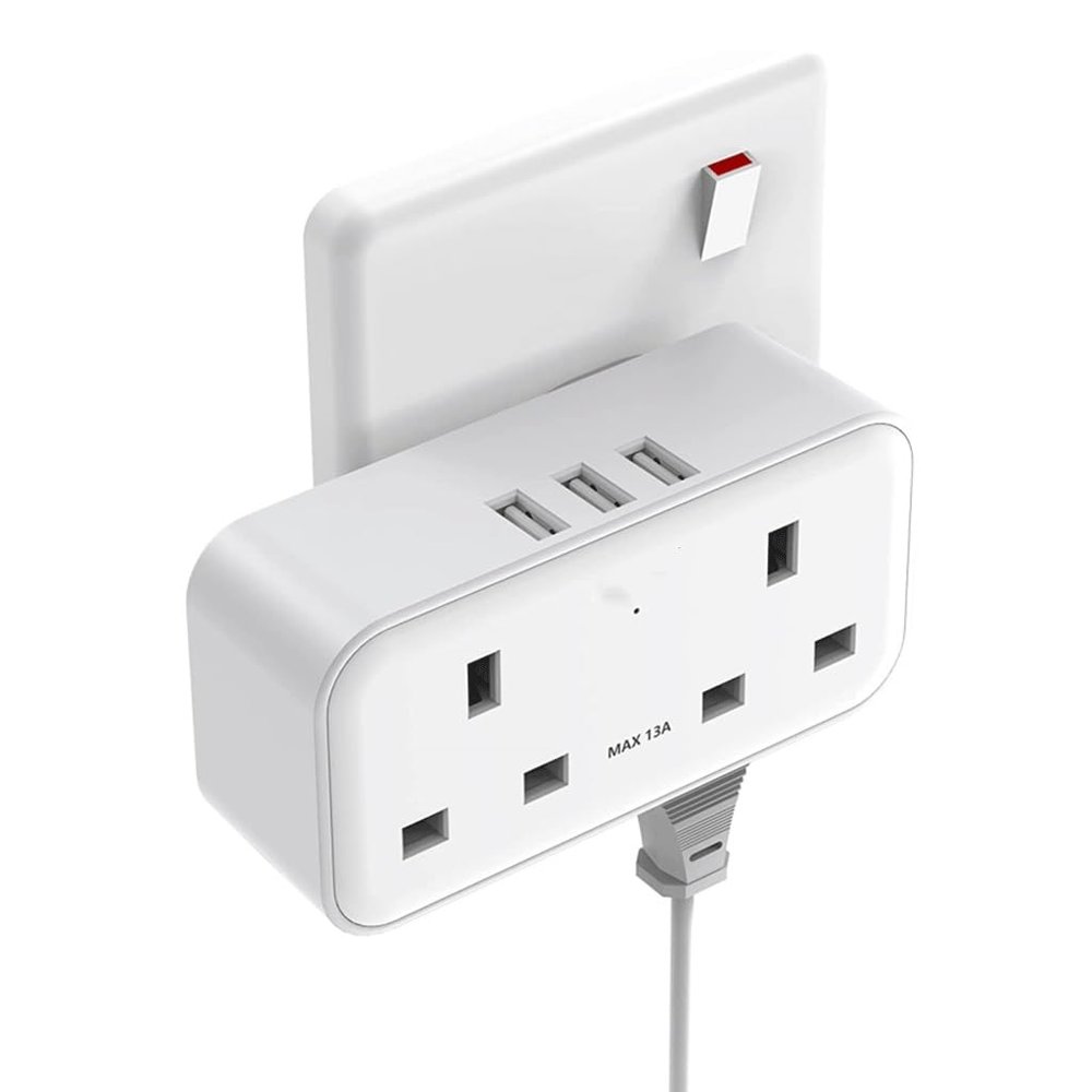 HIONJIN Smart Plug Home Appliance Wall Power Strip Surge Power Socket Electric Outlets Extension Cord