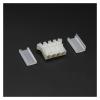 Chunsu 10pcs Black/Red/Clear Crimp Molex/IDE Crimped 4pin Power Connector Housing with End Cap 180 Degree and 90 Degree(with 180 Degree Cap,12) view 4