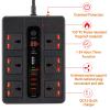 AC Jack Power Strip Surge Protector 2M Extension Socket Timed Desktop Socket(E) view 2