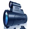 80X100 Monocular Telescope Light Vision Watching Light Blue view 1