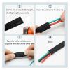 1~50m Purple PET Braid Sleeves 2/4/6/8/10/12/14/16/20/25/30/40mm High Density Insulated Snake Skin Sleeving Wire Wrap Sheath(10MM_3 Meters) view 4