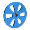 1/4 7 Inch Empty Tape Reel, Aluminum Alloy Universal Fit Open Reel Sound Empty Takeup Reel for Revitalize, Recording, Replacement, Recoder Use (Blue Black) view 1