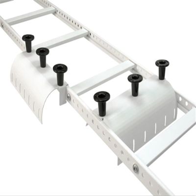 Chatsworth - 14300-709 - Cable Management Accessory, Adjustable Cable Runway, Steel/Aluminum, Black, 119.5 L x 1.5 H x 9