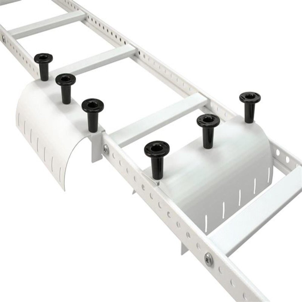 Chatsworth - 14300-709 - Cable Management Accessory, Adjustable Cable Runway, Steel/Aluminum, Black, 119.5 L x 1.5 H x 9