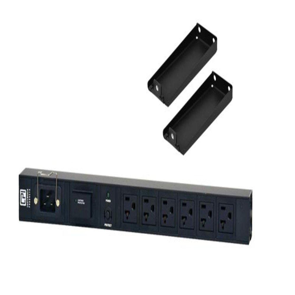 Chatsworth - 12817-703 - Chatsworth 8-Outlets Power Strip - NEMA 5-15P - 8 NEMA 5-15R Surge-protected - 10ft