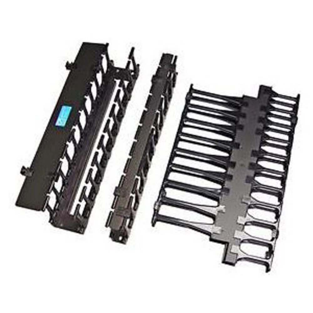 Chatsworth - 30530-E19 - Universal Horizontal Cable Manager, 2 RMU x 19 in. W (482.6 mm) x 11.73 in. D (297.9 mm),