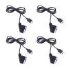1.8m TV AV Connection Game Cord Compatible with The PS 1/2 / 3 Video Game Game Console Cable Line Compatible with The Play Station Console RGB SCART Cable(4pcs) view 1