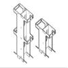 Chatsworth - 11781-702 - Narrow Cabling Section 1 ft. Extension, Vertical, Double-Sided, 3.65 W x 12.75 in. D, Black, ( view 1