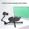 360 Degree Camera Rotating Platform, Professional Photography Turntable with High Grade Bearings, Multiple Lock Buckles, 40 cm Diameter Turntable, for Product Photography view 2