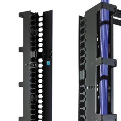 Chatsworth - 30164-701 - CCS Combination Cabling Section, Vertical, Double-Sided, 6 ft. H x 3.65 W x 14.61 in. D,