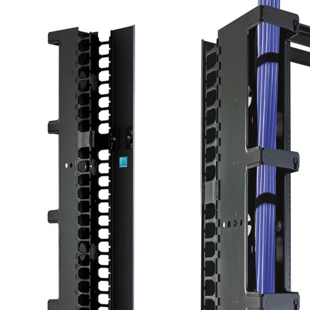 Chatsworth - 30164-701 - CCS Combination Cabling Section, Vertical, Double-Sided, 6 ft. H x 3.65 W x 14.61 in. D,