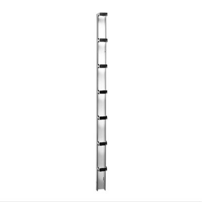 Chatsworth - 11374-708 - Wide Cabling Section, Vertical, Single-Sided, 9 ft. H x 6 W x 6.38 in. D, Black, (Each)