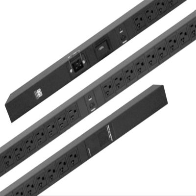 Chatsworth - 12848-757 - Power Strip, 0u, Metered, 20a, 120v, Vertical Long, (24) 5-20r, Thermal Breaker, No Surge,