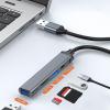 GRABAGECAN USB C+USB Hubs 5 Port Adapter for 5 in 1 USB C/USB Hubs Dongle Portable USB C Hubs Memory Card Adapter Reader for Laptops view 2