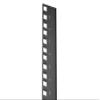 Chatsworth - 15260-703 - Fixed Equipment Mounting Rail, Steel, Front Rail, Square Holes, 45U, Black, 72 H x 15 in. D, ( view 1