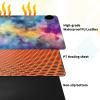 Warm Desk Pad, Warm Mouse Pad Gaming, Office Desk Mat,with 3 Levels Heated & 3 Hours Auto Shut - 23.6 x 14.2 inch PU Leather Laptop Keyboard Mat for Home Office Hand Warmer,Colorful Nebula Galaxy view 3