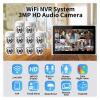 QDVOPHZA WiFi PTZ IP Camera System 10.1'' LCD Screen Monitor NVR Kit AI Human Auto Tracking Wireless CCTV Video Surveillance Set(None,NVR and 2Cameras) view 4