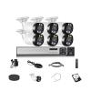QDVOPHZA 4K Bullet Camera 8MP Closed Circuit Television System Kit 8-Way NVR Outdoor Bidirectional Audio Safety Monitoring Camera(None,8CH NVR and 6PCS) view 1