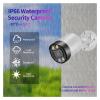 QDVOPHZA 4K Bullet Camera 8MP Closed Circuit Television System Kit 8-Way NVR Outdoor Bidirectional Audio Safety Monitoring Camera(None,8CH NVR and 6PCS) view 4